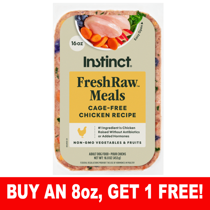 Instinct FreshRaw Meals Grass-Fed Chicken Recipe for Dogs