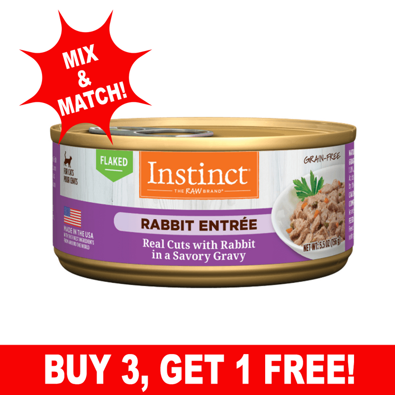 Instinct Cat Food Flaked Rabbit Entrée — Jake's Pet Supply