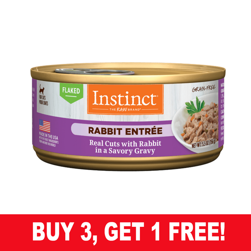 Instinct Cat Food Flaked Rabbit Entrée