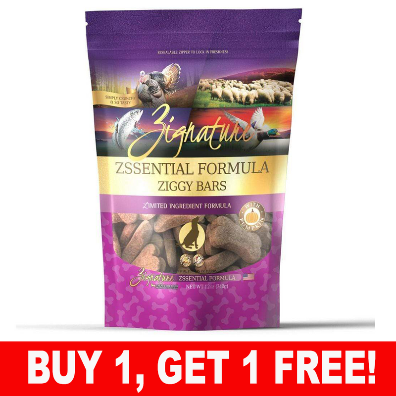 Zignature Ziggy Bars Treat, Zssential Formula, 12 oz