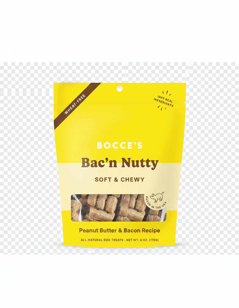 Bocce's Bakery - Soft & Chewy BAC'N NUTTY, 6oz
