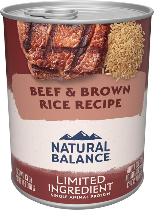 Natural Balance Limited Ingredient Diet Beef and Brown Rice