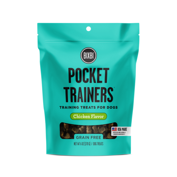 BIXBI - Pocket Trainers Chicken Flavor - SINGLE Dog Treats, 6oz