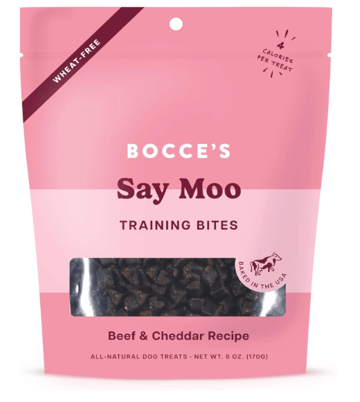 Bocce's Bakery Say Moooo Everyday Training Bites, 6 oz