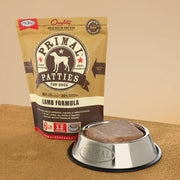 Primal Dog Frozen Patties, Lamb 6 lbs