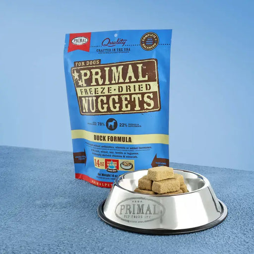 Primal Dog Food Freeze-Dried Nuggets, Duck