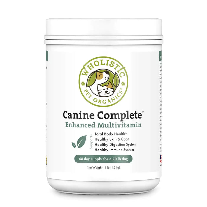 Wholistic Pet Organics Canine Complete Enhanced Multivitamin