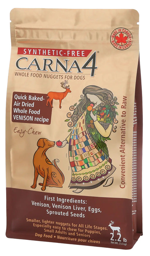 Carna4 Easy Chew Grain-Free Dog Food, Venison Formula