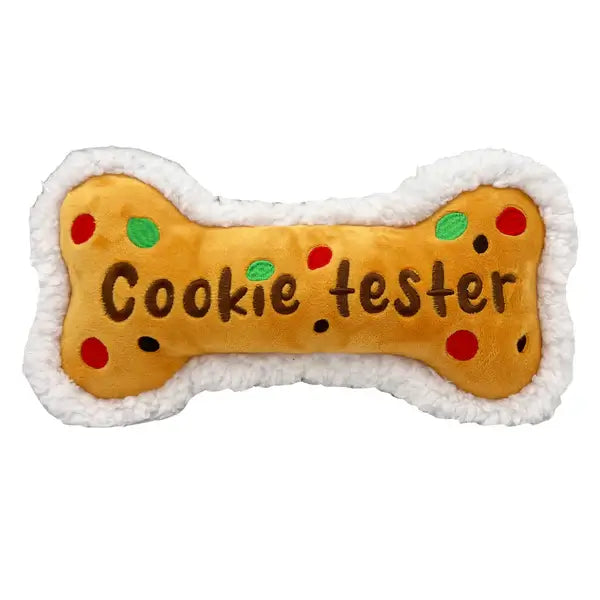 Huxley and Kent Dog Power Plush COOKIE TESTER BONE