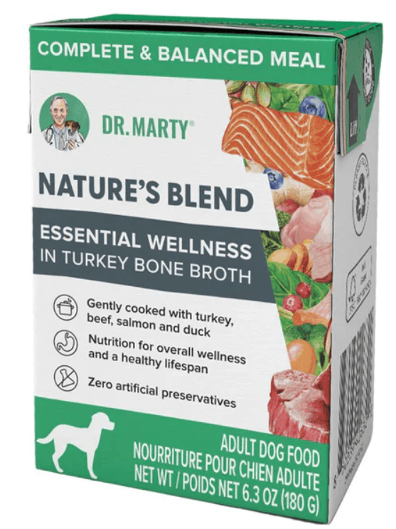 Dr. Marty Nature's Blend Essential Wellness in Turkey Bone Broth Wet Food 6.3 oz