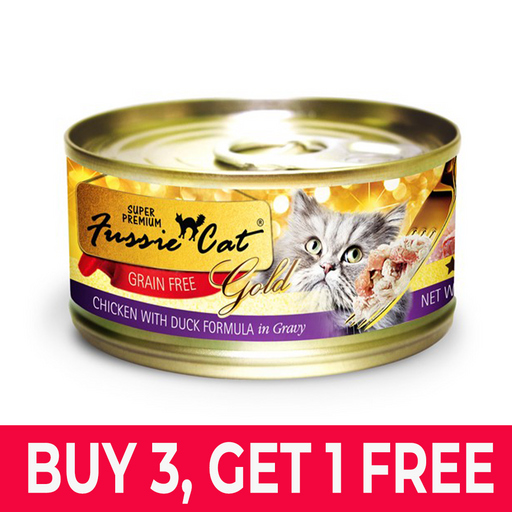 Fussie Cat Premium Chicken and Duck in Gravy Canned Cat Food