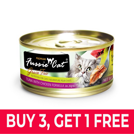 Fussie Cat Premium Tuna and Chicken Canned Cat Food