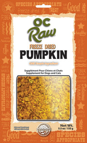 OC Raw Freeze Dried Pumpkin 5.5 oz front