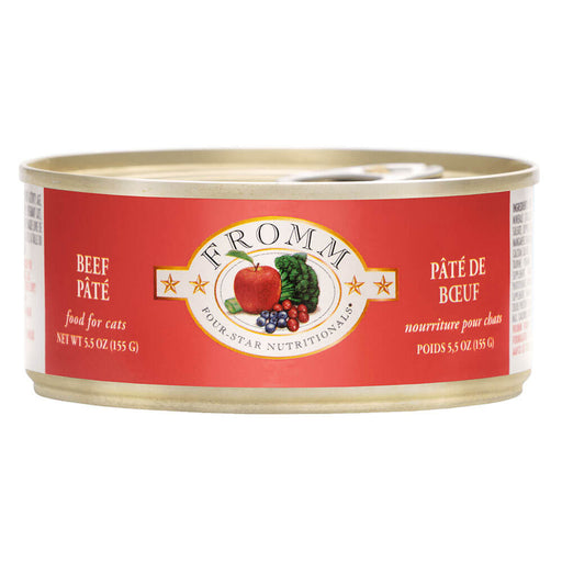 Fromm 4 Star Beef Pate Cat Food 5.5 oz