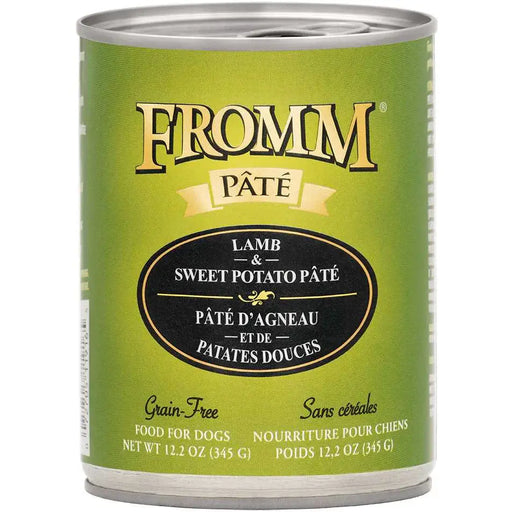 Fromm Dog Can Grain Free Lamb and Sweet Potato Pate 12.2 oz