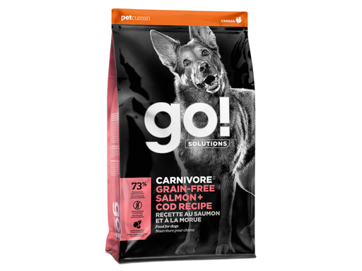 Go! Solutions Carnivore Grain Free Salmon & Cod Dry Dog Food 3.5 lb