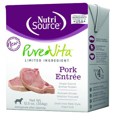 PureVita Grain-Free Pork Entrée 12.5oz