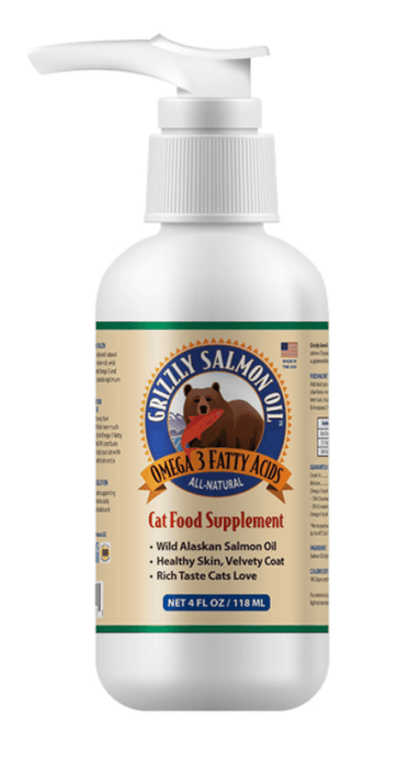 Grizzly Salmon Oil for Cats 4 oz