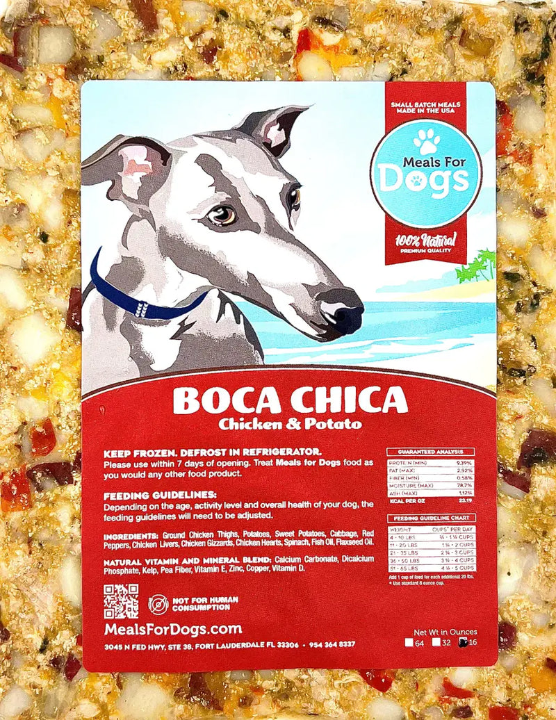 Meals for Dogs Boca Chica Chicken Frozen Dog Food