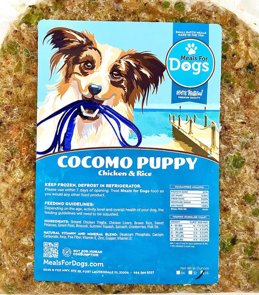 Meals for Dogs Cocomo Puppy Chicken Frozen Dog Food
