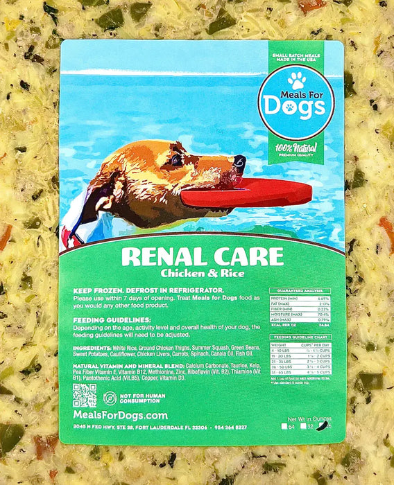Meals for Dogs Renal Care Frozen Dog Food