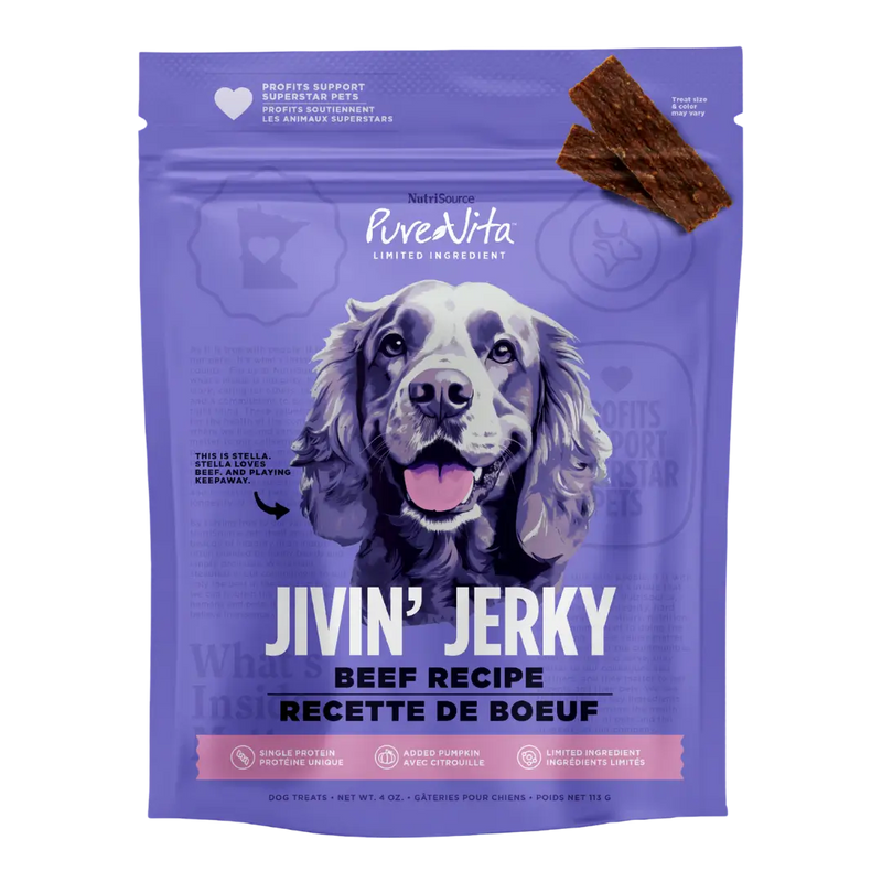 PureVita Beef Jivin' Jerky, 4oz