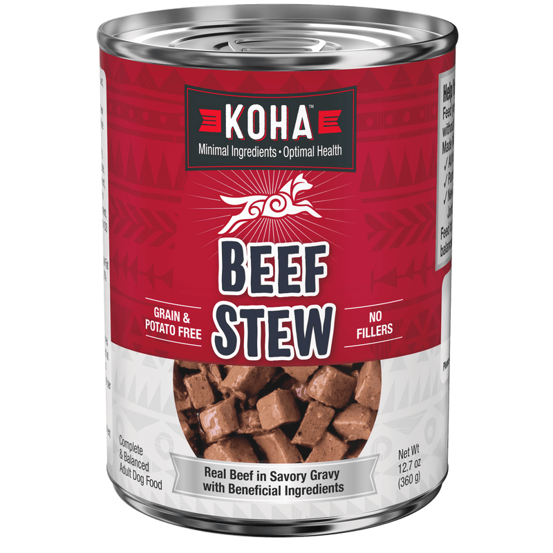 Koha Beef Stew Grain Free Dog Food 12.7oz