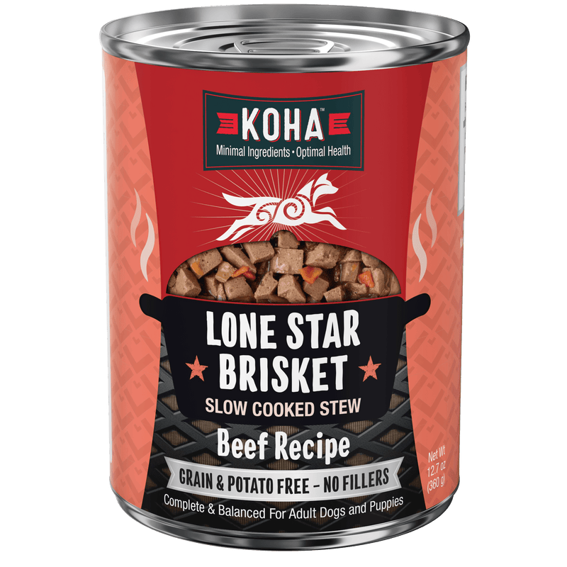 Koha Dog Can Lone Star Brisket Beef 12.7oz