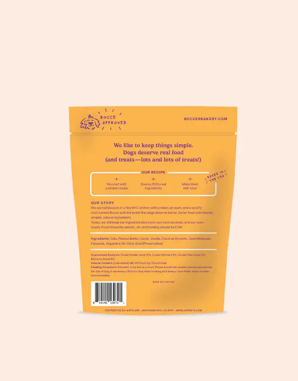 Bocces Bakery Milk N' Cookies Holiday Dog Treats, 6 oz