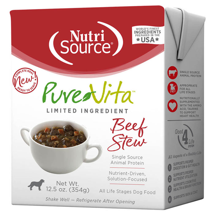 Pure Vita Limited Ingredient Beef Stew 12.5 oz