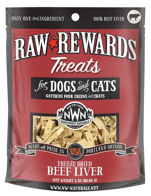 Northwest Naturals Raw Rewards Freeze-Dried Beef Liver Treat