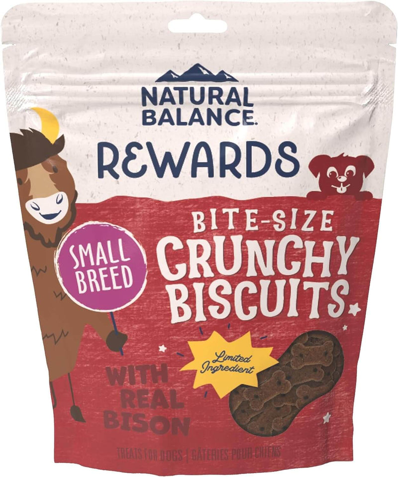 Natural Balance Rewards Crunchy Biscuits with Bison