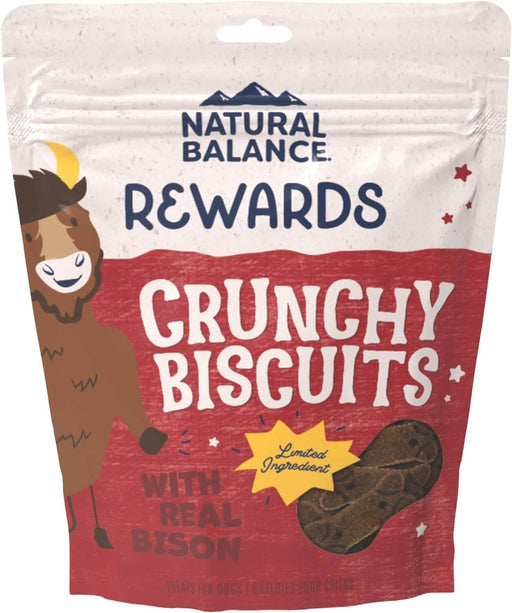 Natural Balance Rewards Crunchy Biscuits with Bison