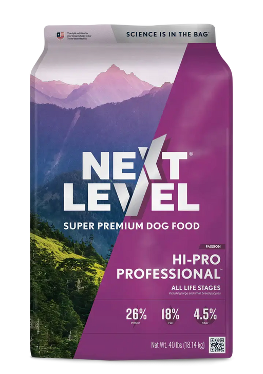Next Level Hi-Pro Professional Dry Dog Food 40 lb