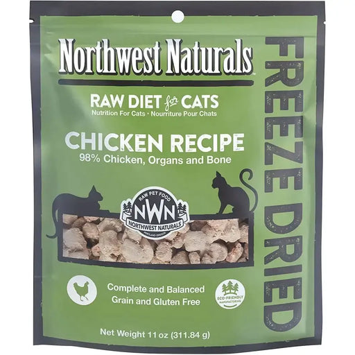 Northwest Naturals Freeze Dried Raw Diet for Cats, Chicken 11oz