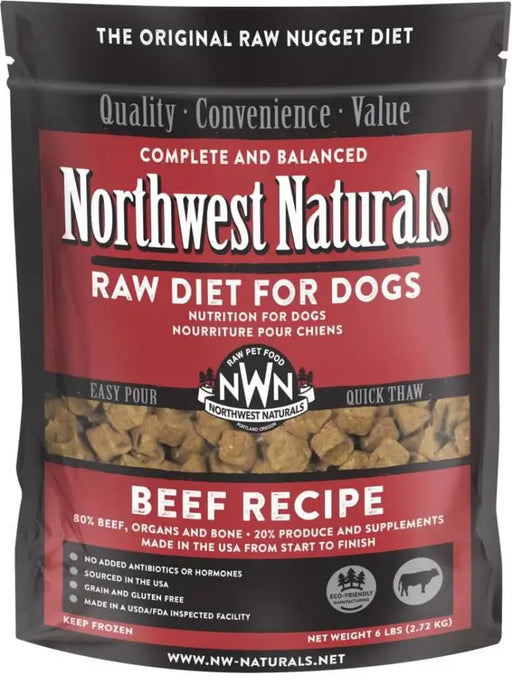 Northwest Natural Frozen Beef Nuggets 6 lb