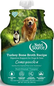 NutriSource Come-Pooch-A Broth 12oz - Turkey
