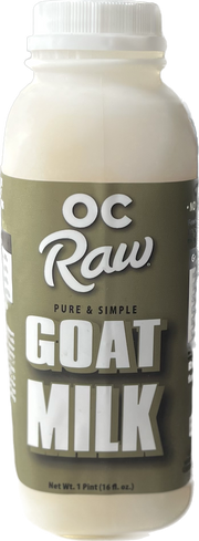 OC Raw Frozen, Goat Milk 16oz bottle