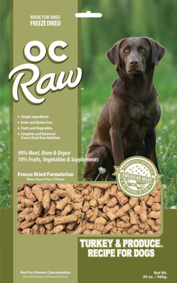OC Raw Freeze Dried Turkey Meaty Rox