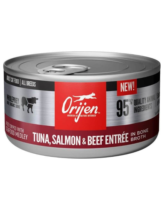 Orijen Cat Tuna, Salmon, Beef Entree