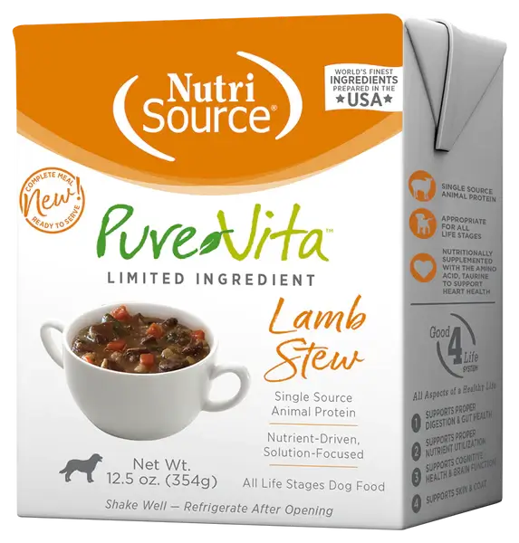 Pure Vita Limited Ingredient Lamb Stew 12.5 oz