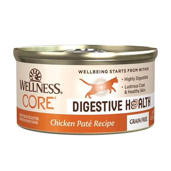 Wellness Core Cat Digestive Health, Chicken Pate 3oz