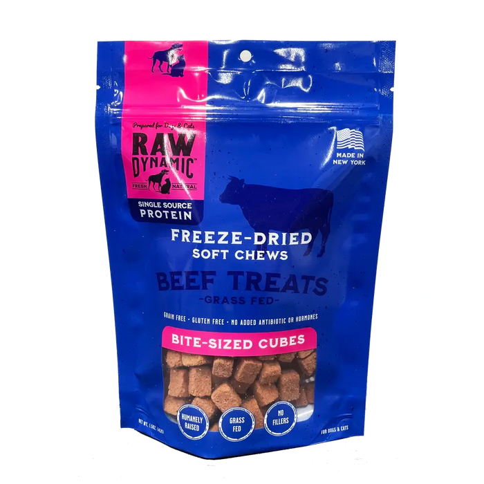 Raw Dynamic Freeze Dried Treats, Beef 1.5oz
