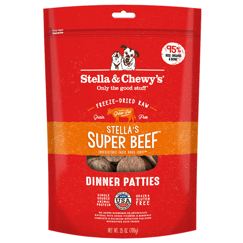 Stella & Chewys Freeze-Dried Super Beef Dinner Dog Food