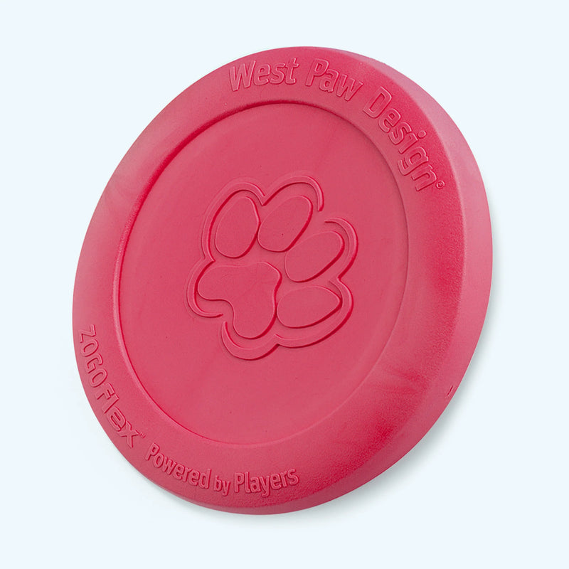 West Paw Holiday Zisc, Small- Ruby Red