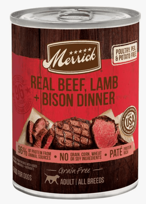Merrick 96% Grain Free Beef, Lamb & Bison 13.2 oz