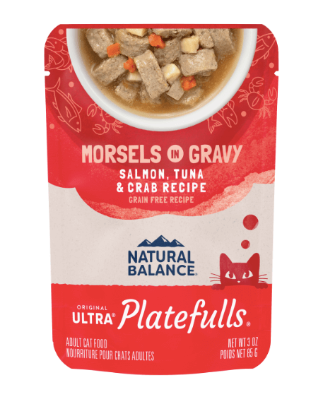Natural Balance Feline Platefulls Salmon, Tuna, & Crab 3oz