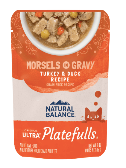 Natural Balance Feline Platefulls Indoor Turkey and Duck 3oz