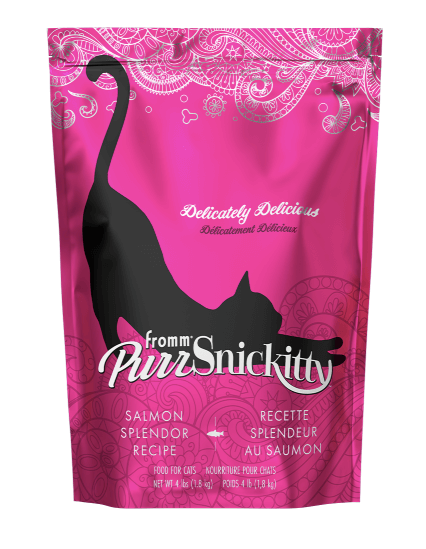 Fromm PurrSnickitty Dry Cat Food, Salmon Splendor, 4lbs