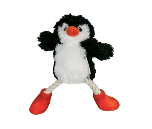 Tall Tails Holiday Penguin Popper Tug Dog Toy